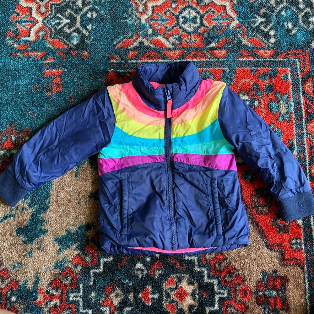 Cat & Jack rainbow jacket